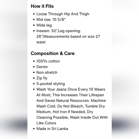 NWT Levi's Baggy Dad Wide Leg Lightwash womans jeans 32x32 - Picture 5 of 14